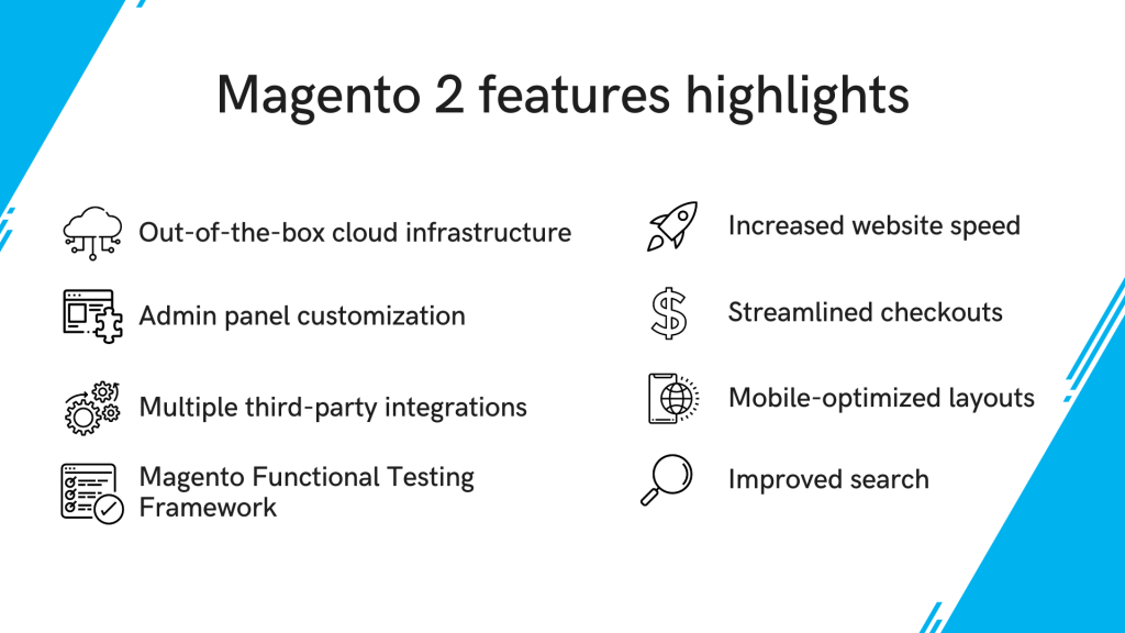 Magento 2 features highlights