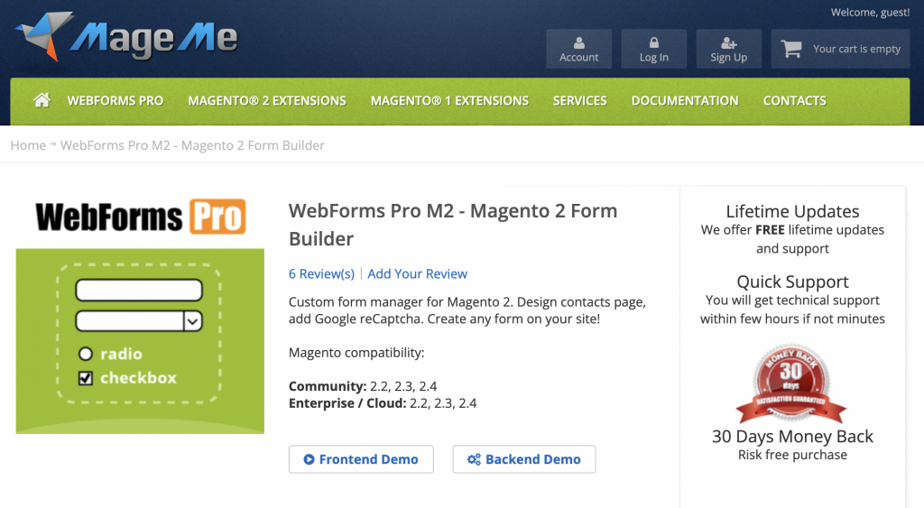 WebForms Pro M2 by MageMe