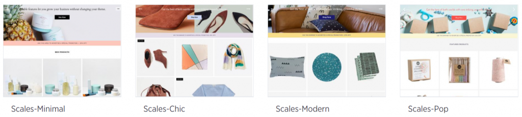 Scales theme styles