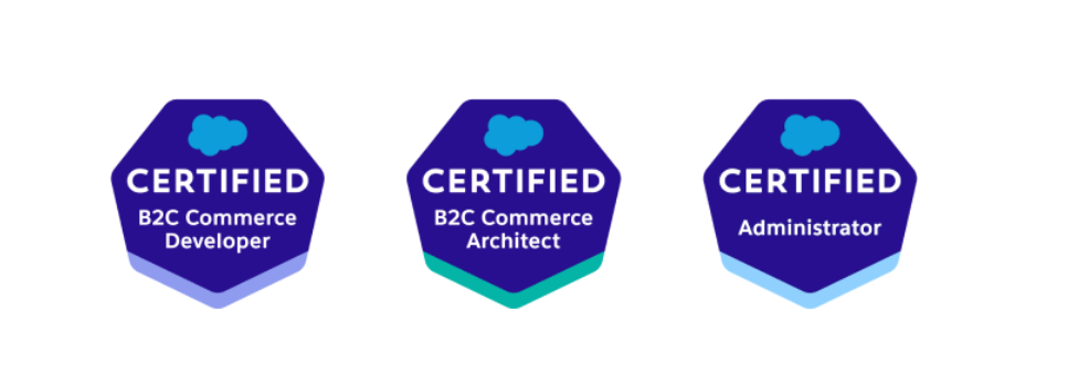 Salesforce certifications.